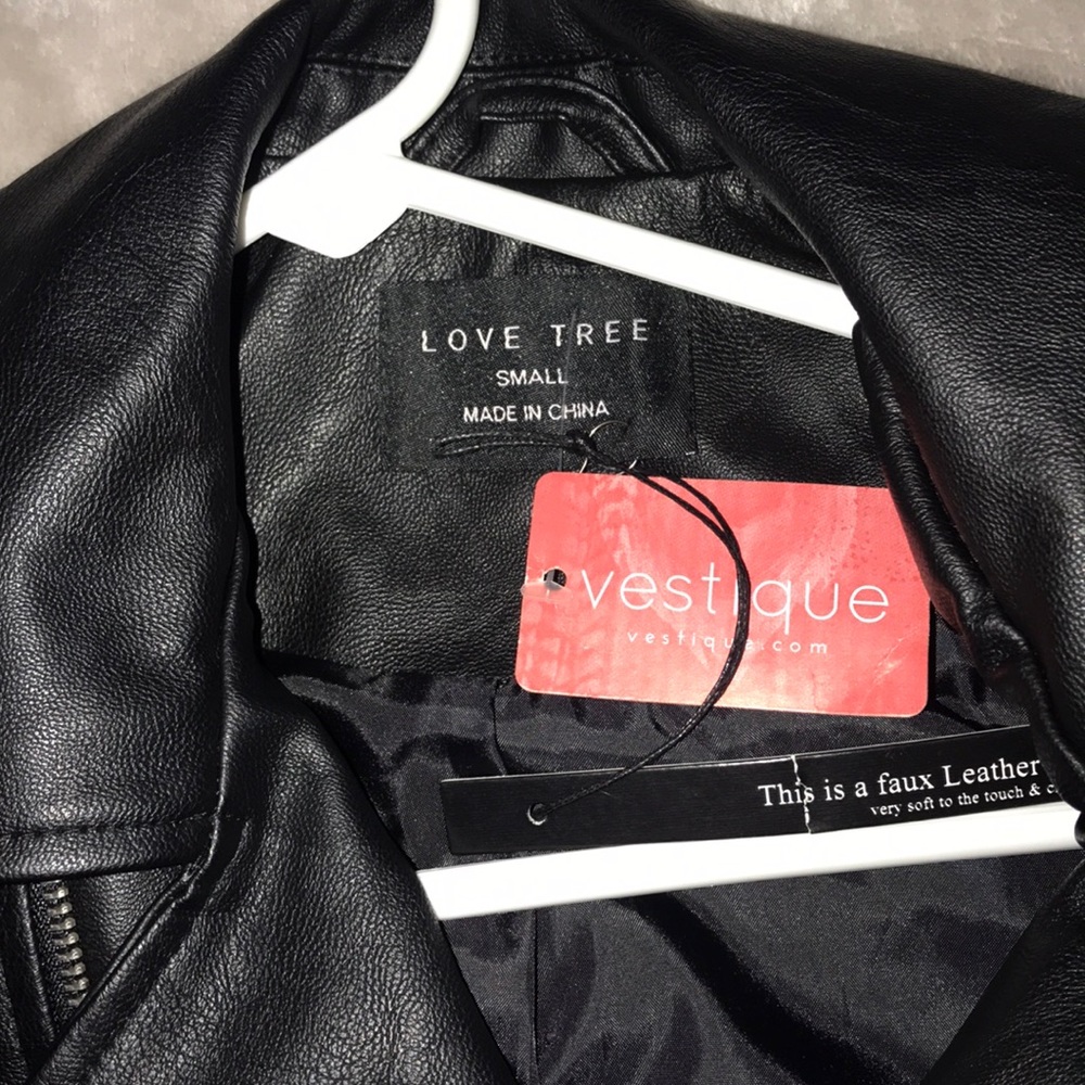 Faux leather jacket - Picture 3 of 3